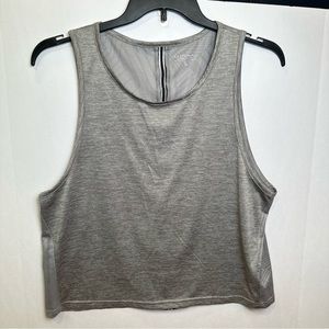 Seduka Performance Activewear Womens Muscle Tee Gray Geo Print Size‎ XL